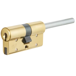 Цилиндр Cisa RS3 OL3S7-90.66, 45x10x25 мм, ключ/шток, цвет латунь, без вертушки