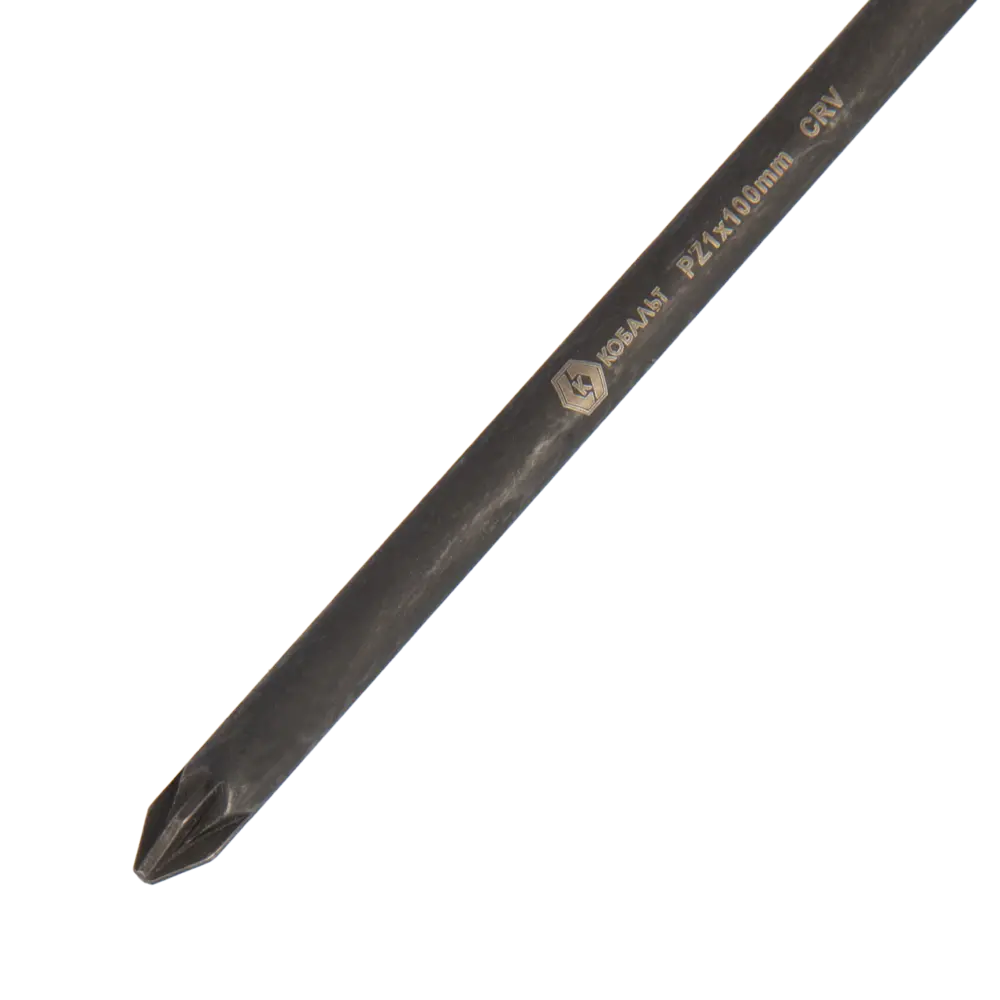 Отвертка крестовая КОБАЛЬТ PZ1x100 мм - надежный инструмент для точных работ 89373922 STLM-1460427 - Вид №1