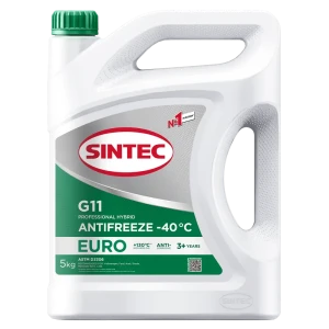 Антифриз Sintec Euro G11 Green -40 5 кг
