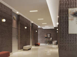 Нетканые полосатые обои