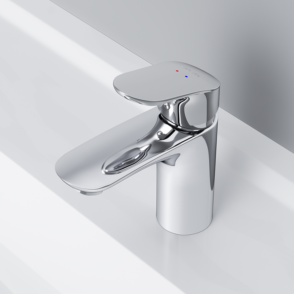 F8093016 смеситель для умывальника излив 110 мм хром шт AM.PM Like - Вид №3