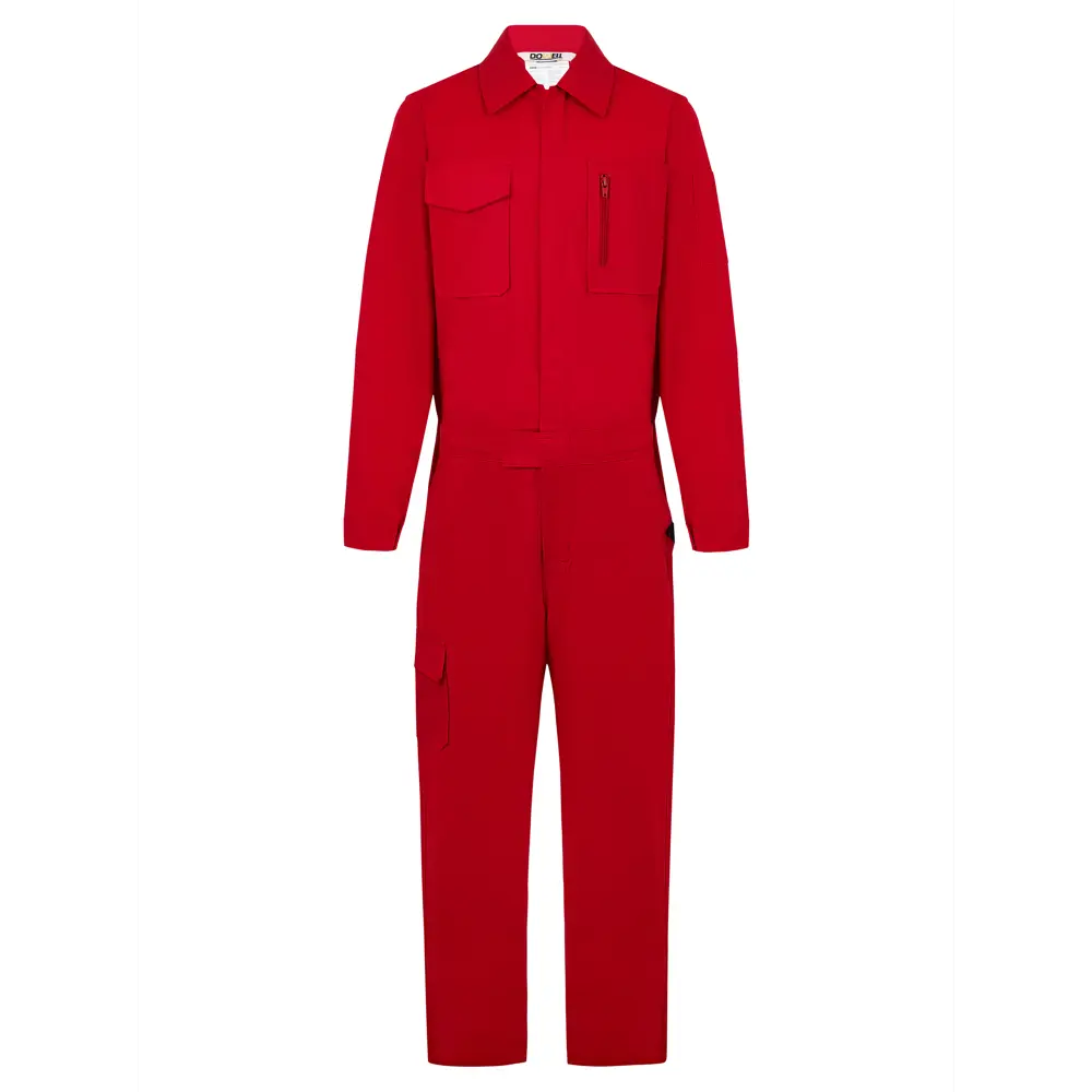 Рабочий комбинезон Dowell D83251 красный L/52 89433436 STLM-1564331