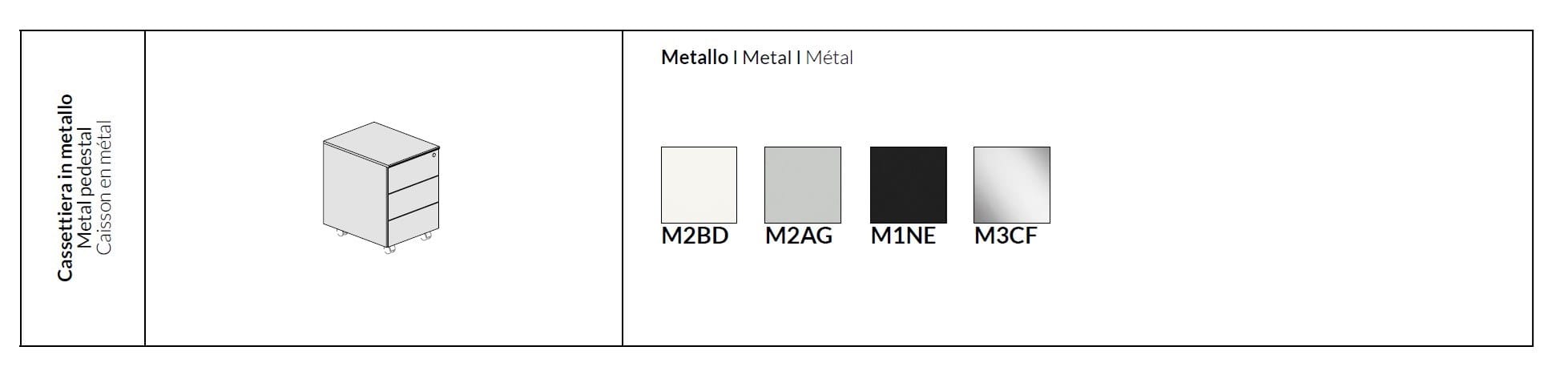 Деревянный офисный комод с колесами About Office Hype ARCH-00140505 - Вид №3