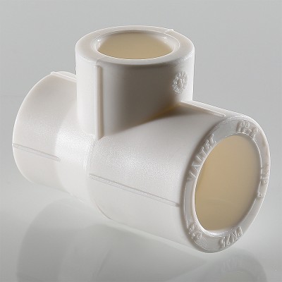 VTp.735.0.063050063 Фитинг полипропиленовый – тройник переходной Valtec 63 x 50 x 63 мм  - Вид №1