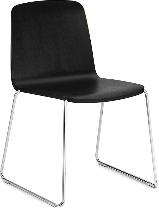 602560 Chair Black Oak / Chrome Normann Копенгаген Normann Copenhagen Just