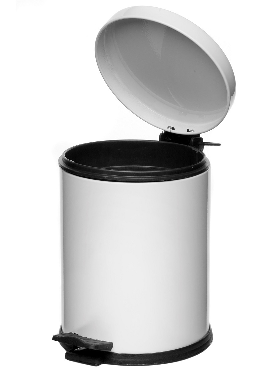 Вёдра с педалью и крышкой Aquila 5L White NAVAKO 11027 - Вид №1