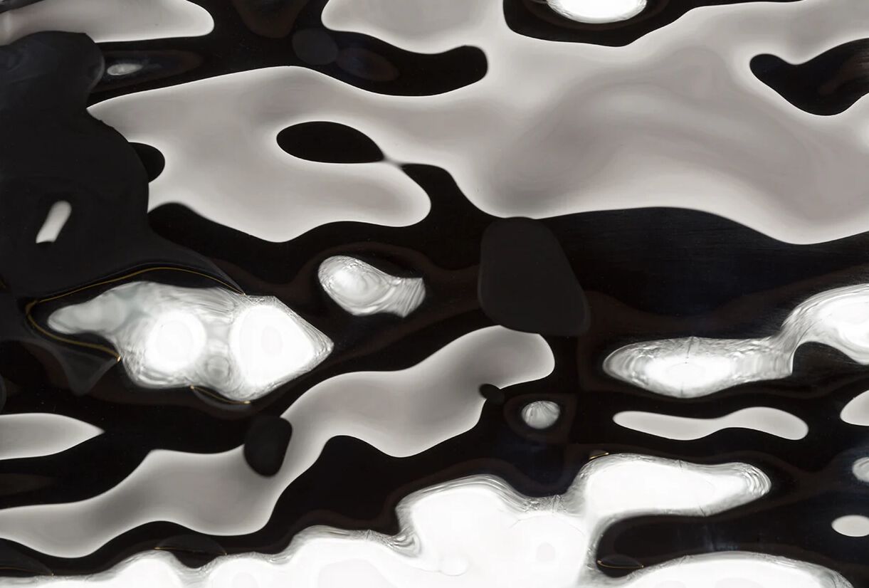 Декоративная стеклянная панель PlusObject AQUA SILVER ARCH-00061457 - Вид №2