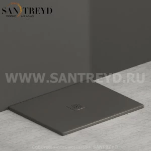 DT072AT Душевой поддон 90x72 керамический Globo