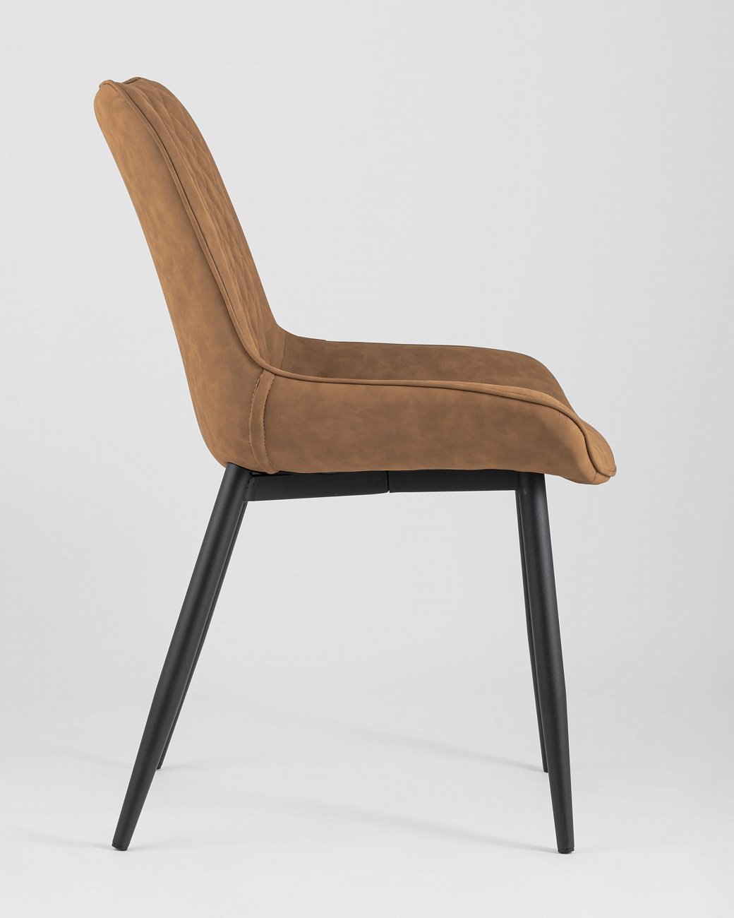 Стул со спинкой коричневый из экокожи "Невада" STOOL GROUP ДИЗАЙНЕРСКИЕ, ИНТЕРЬЕРНЫЕ 00-3946289 Коричневый  - Вид №3