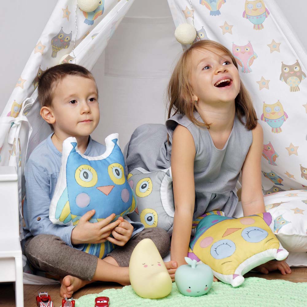 Детский ночник Mint Apple LITTLE LOVELY COMPANY  281751 Зеленый Santreyd  - Вид №6