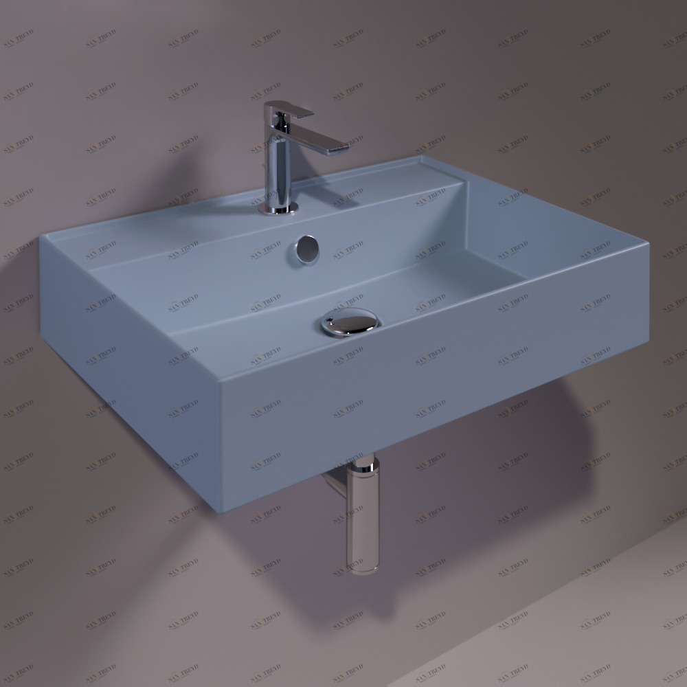 AG61PERVINCAMATT Подвесная раковина настенная прямоугольная Simas Agile