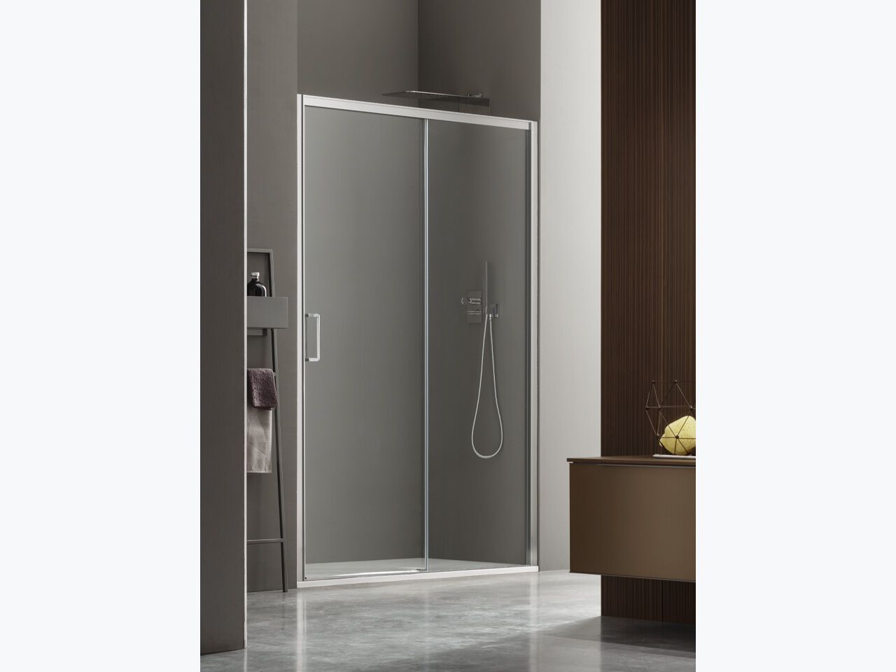 Прямоугольная нишевая душевая кабина с раздвижной дверью ARCOM S6 ARCH-00106587 - Вид №1