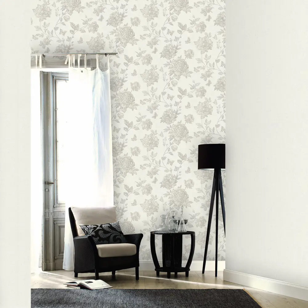 Обои флизелиновые Erismann Vintage I белые 1.06 м 5117-01 STLM-2010590 - Вид №2