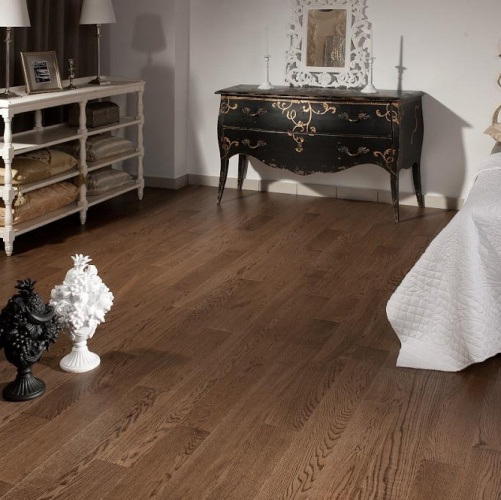 Паркетная доска Coswick Авторская Каменный Ручей 127мм Лак Дуб Селект (Гладкая) 600…2100х127 мм 11531325 - Вид №5