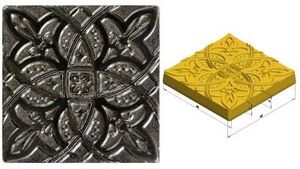 Вставка никель Zodiac 5х5 kavarti (52 шт)