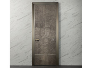 Пробковая распашная дверь