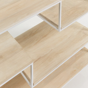 054386 Книжный стеллаж Pyke 100x180 белый La Forma Push