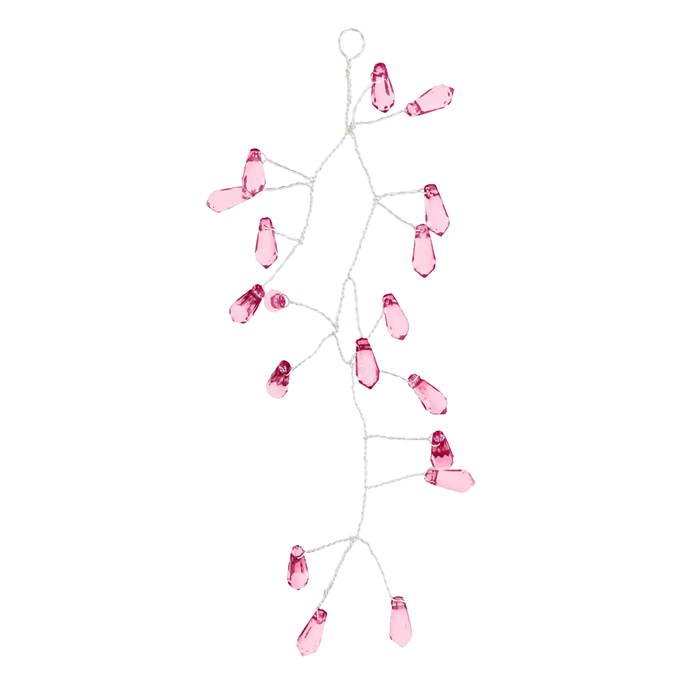 89381677 Украшение елочное «Ветка», 14x6 см, цвет розовый STLM-1357426 Santreyd 