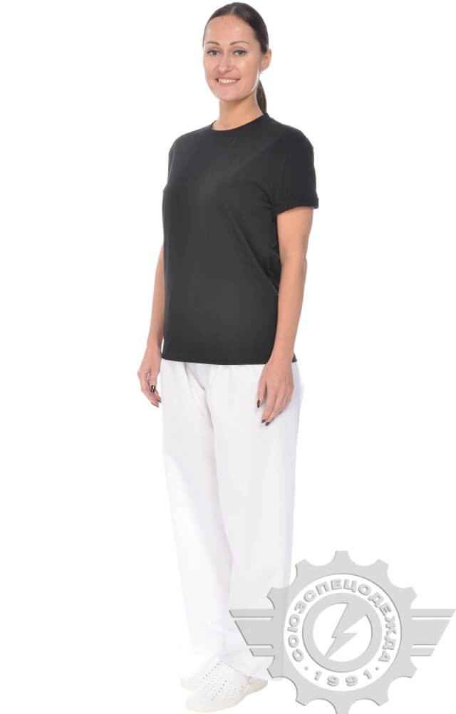 4958220 Футболка черная  Одежда для официантов  размер XL (50-52) Спецодежда  - Вид №9