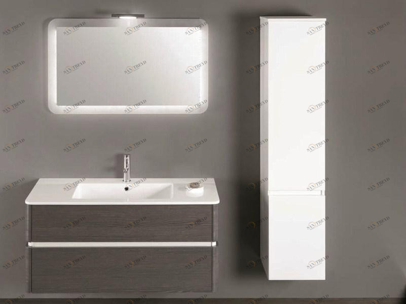 Mobiltesino Тумба под умывальник со шкафом с ящиками Qubo sun-id-1437509