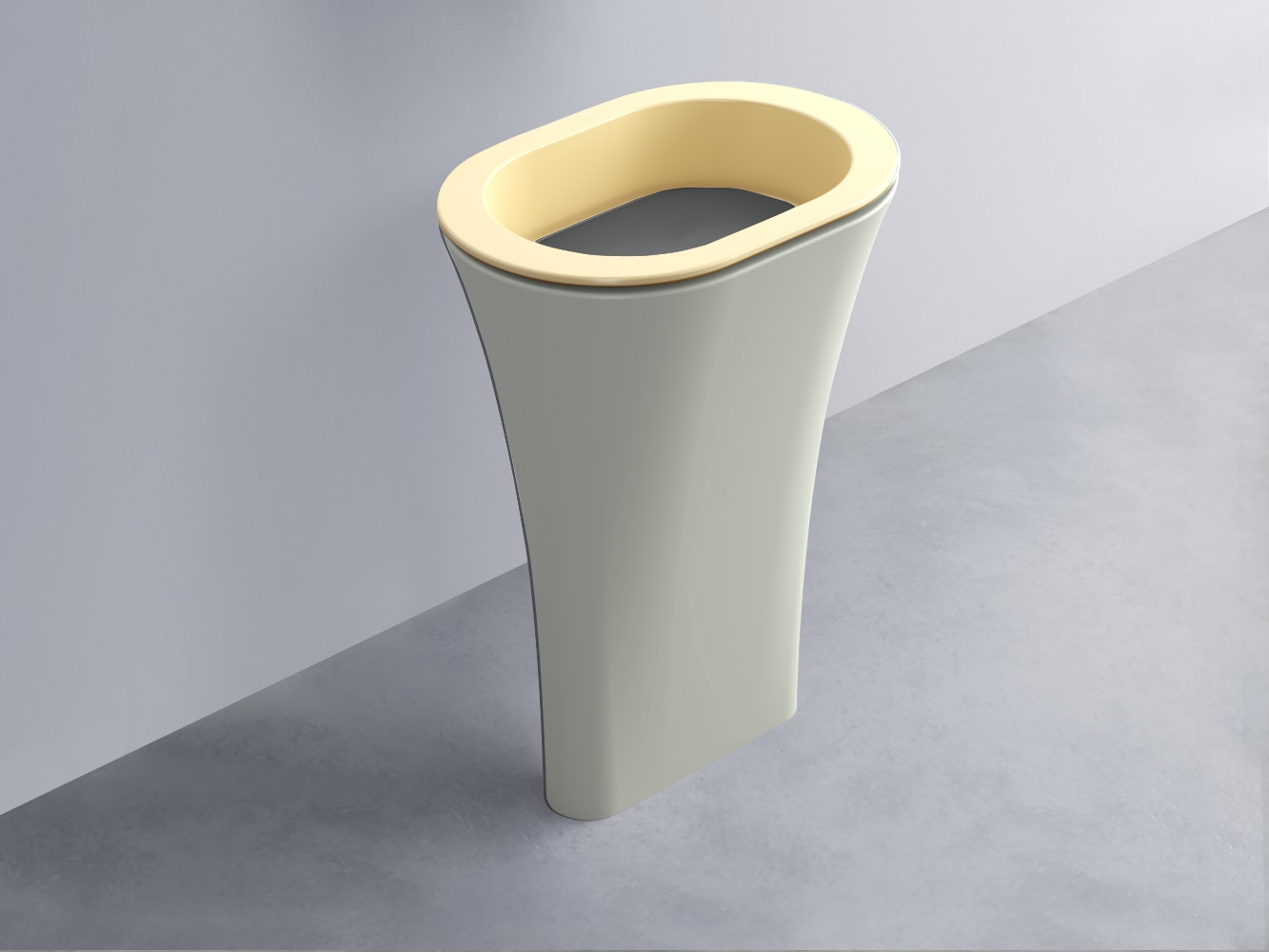 AMLA65-CN+AMPILO-CM+AMCOLO-PM Раковина Amedeo Ovale отдельностоящая cielo Enjoy + Amedeo Ceramica Cielo