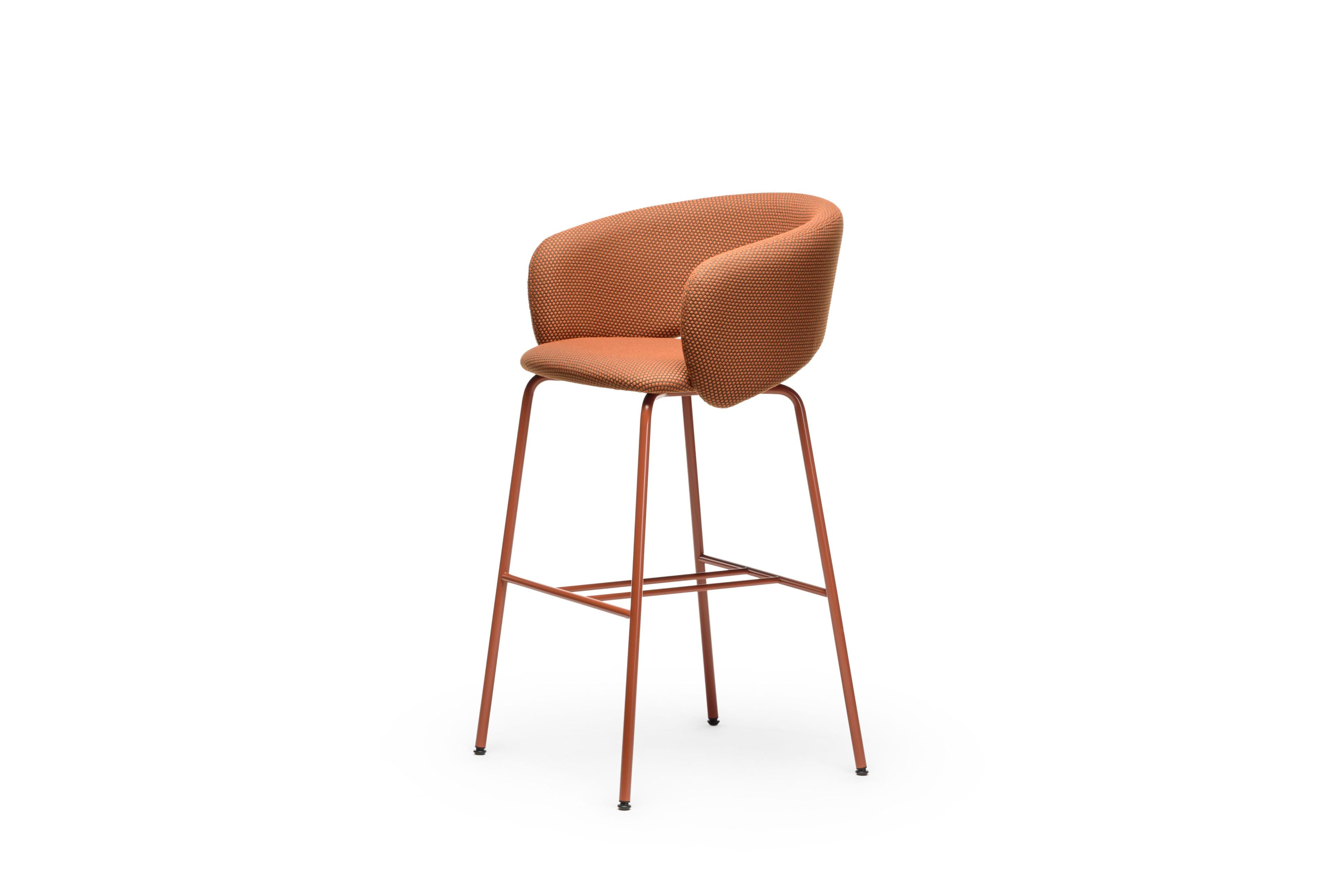 Высокий тканевый стул с подлокотниками и спинкой CHAIRS & MORE Bel ARCH-00083832 - Вид №20