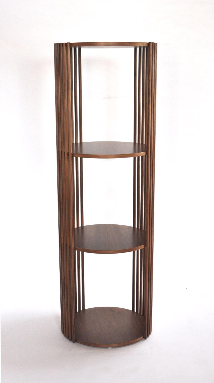 Medulum Открытый книжный шкаф из ореха Palafitte Pal.160  - Вид №2