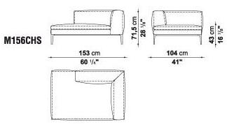 B&B Italia Секционный угловой диван в коже Michel sun-id-1423075 - Вид №20