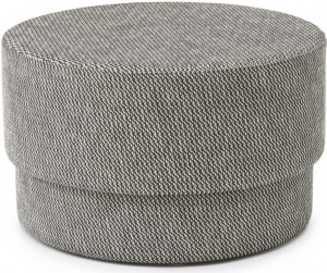 601305 Silo Pouf Medium Black / Albagia 201 Normann Copenhagen