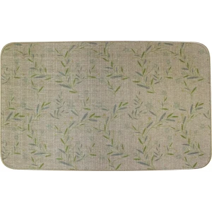 Коврик для ванной Аквалиния Клевер 45x75 см цвет бежевый