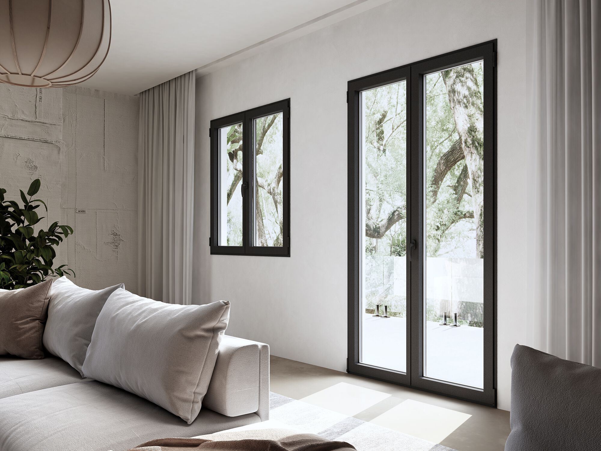 Алюминиевое окно Tecnoplast Sistema A80 ARCH-00104505 - Вид №1