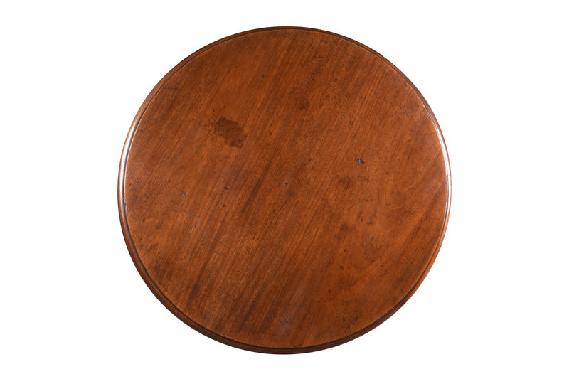 SOR27508 Стол-тренога из красного дерева ijlbrown  - Вид №1