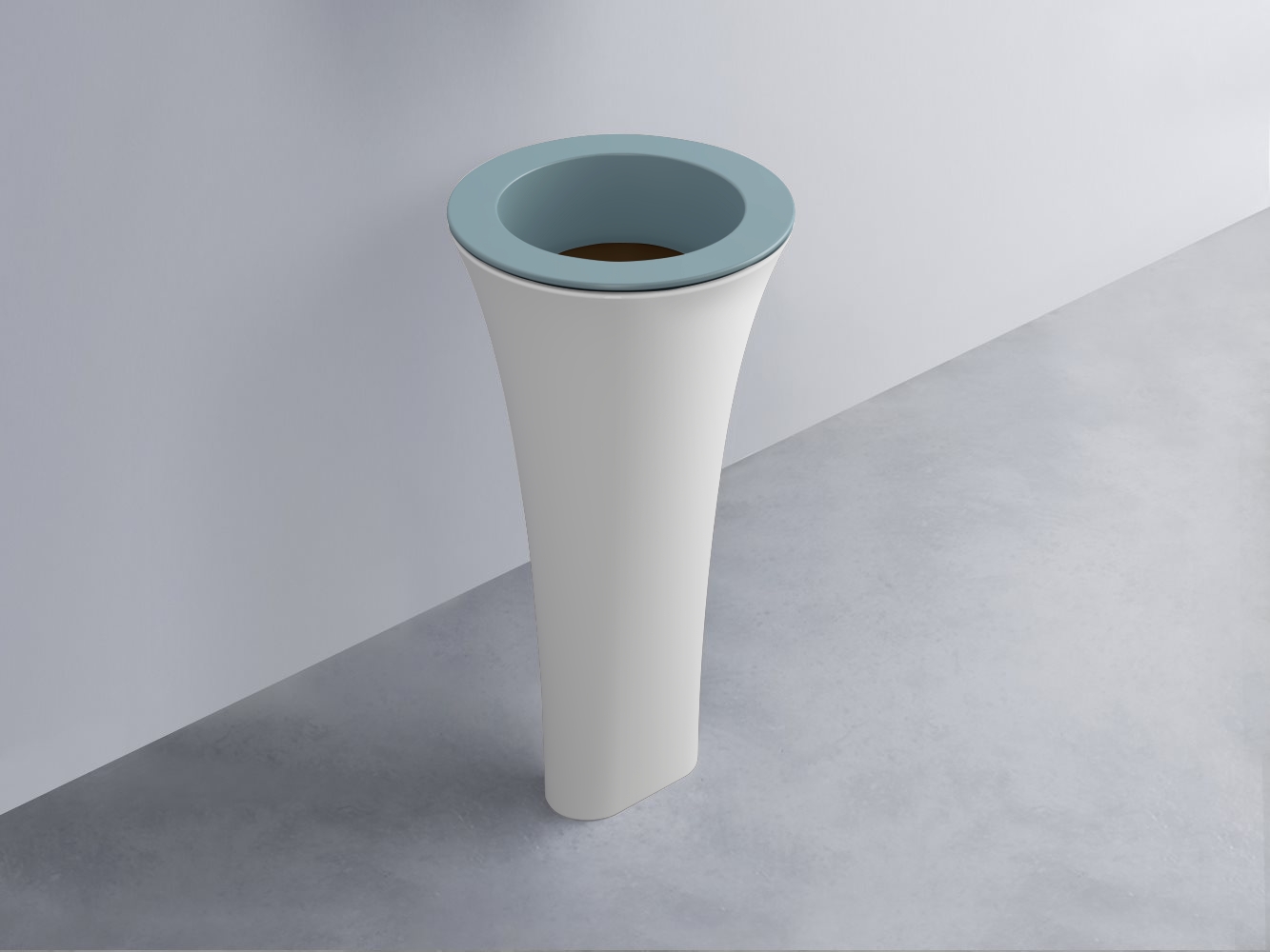 AMLA45-PL+AMPILT-CA+AMCOLT-BL Раковина Amedeo Tondo отдельностоящая cielo Enjoy + Amedeo Ceramica Cielo