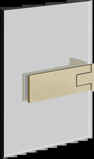 Петли с функцией подъема 67611 710 Gessi Shower g ЛАТУНЬ PVD