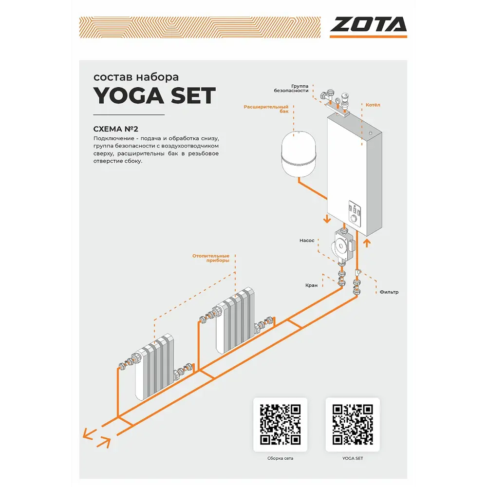 Zota YOGASET-9 — электрический котел-миникотельная 9 кВт 89365720 STLM-1343183 - Вид №3