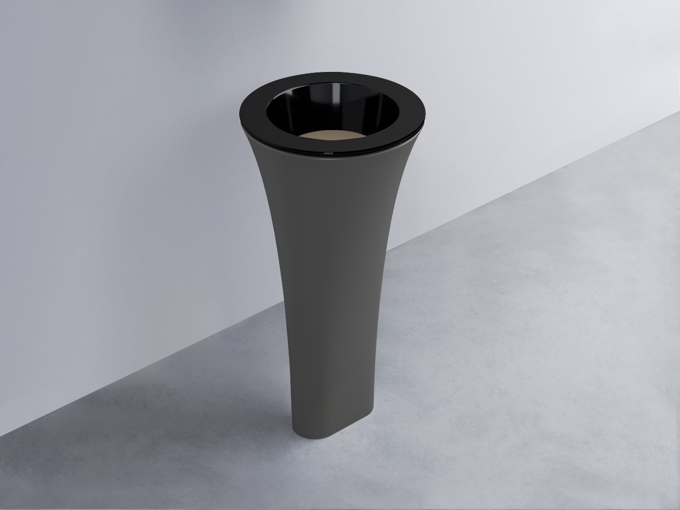 AMLA45-N+AMPILT-AN+AMCOLT-CM Раковина Amedeo Tondo отдельностоящая cielo Enjoy + Amedeo Ceramica Cielo