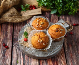 5691 Клюквенный кекс без глютена без сахара Вкусляндия