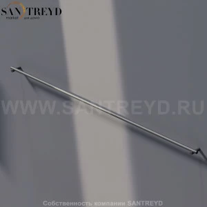 Agape DOT LINE Опорный элемент, размер: от 201 до 190 см настенный черный ADTL3000.N