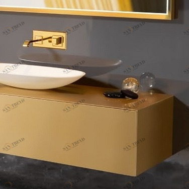 Тумба под раковину Eden 120 цвет золотой Ambiance Bain EDEN120