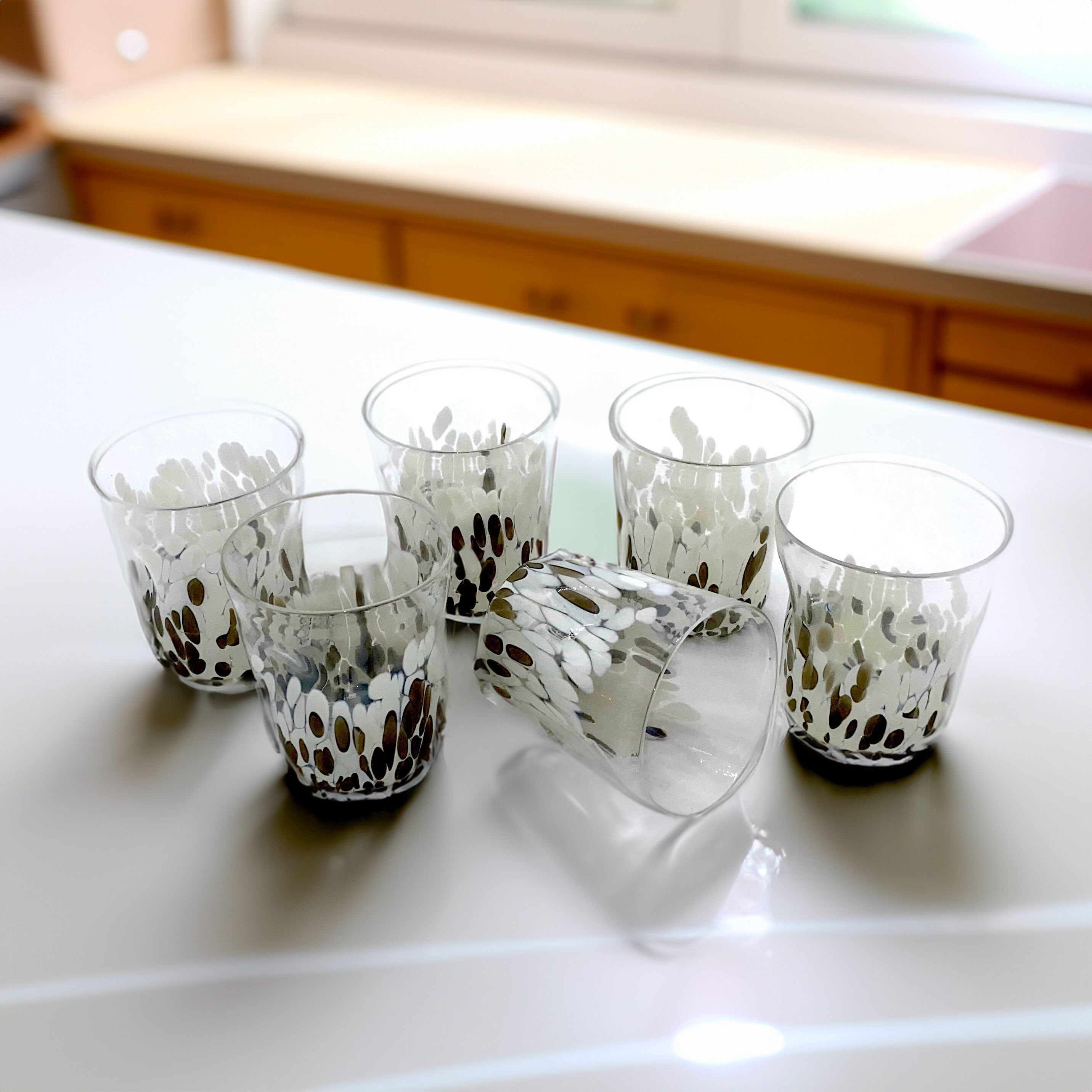 Набор из шести стаканов из муранского стекла ручной работы YourMurano готы ARCH-00105040 - Вид №2