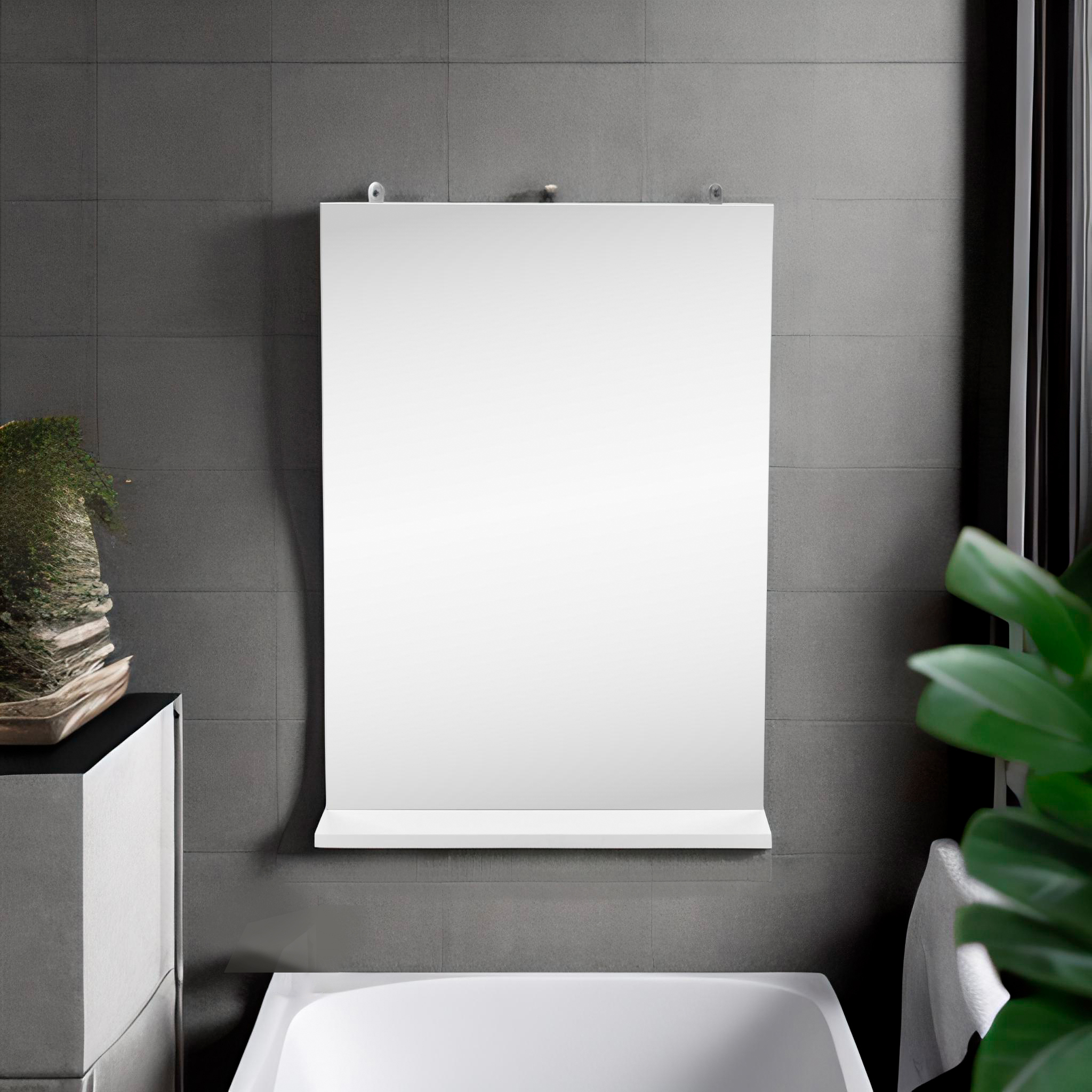 89125486 Зеркало с полкой 52.5х71 см Т-50 STLM-0078736 Santreyd 