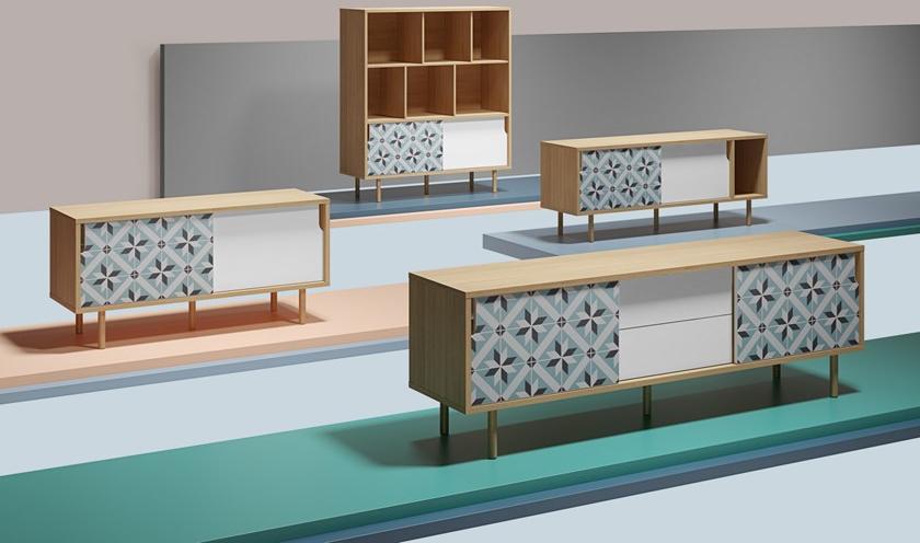 TemaHome Комод с раздвижными дверцами и ящиками Dann sun-id-1422229 - Вид №8