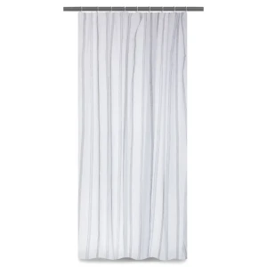 Тюль на ленте «Натурель» 250х260 см цвет серый