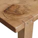 Pippy Дубовый журнальный столик с толстой столешницей ijlbrown  - Вид №3