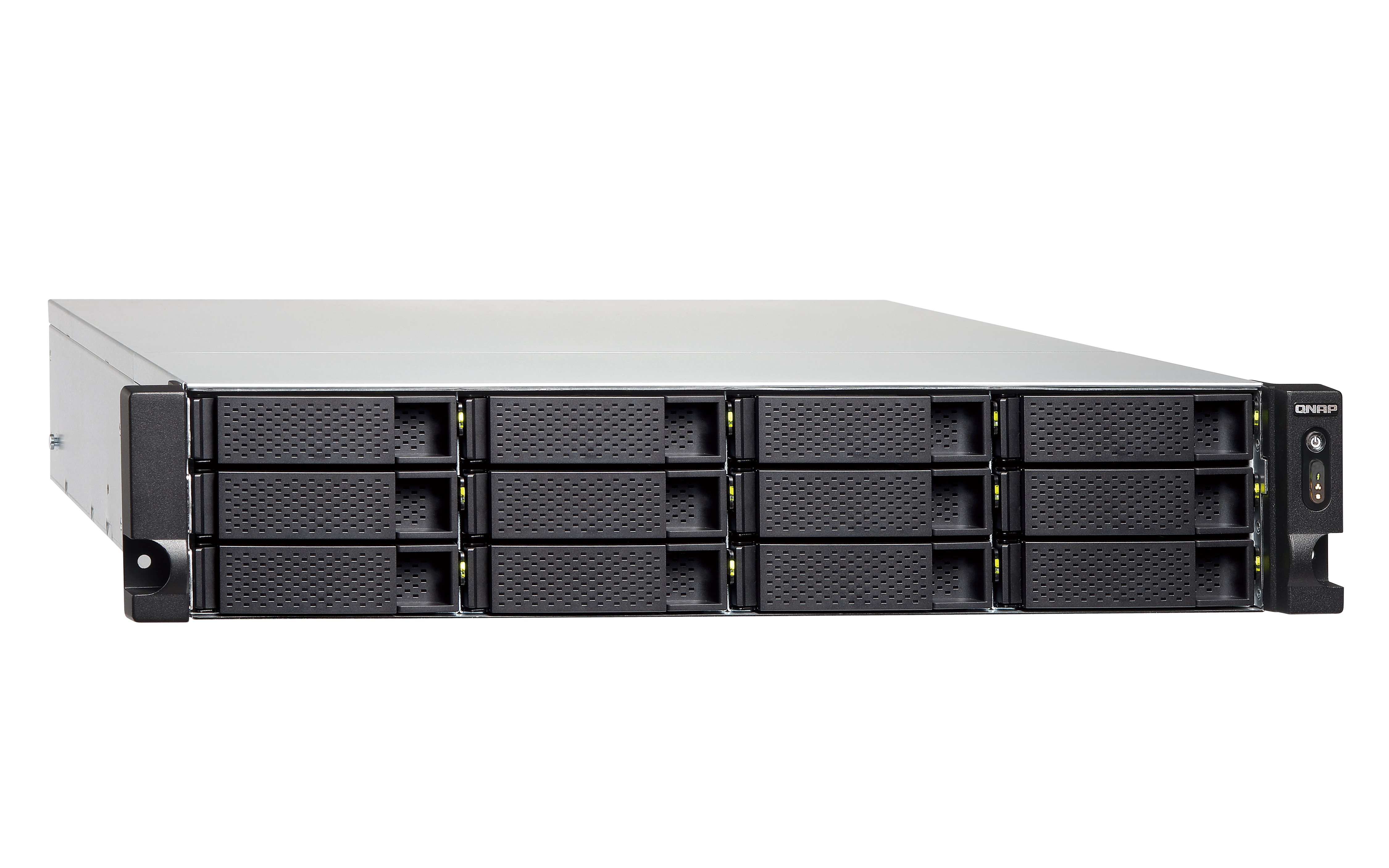 TS-1253BU-RP-4G Smb nas 12 hdd trays, rackmount, 2 psu. 4-core intel celeron j3455 1,5 ghz (up to 2,3 ghz).. w/o rail kit rail-b02 QNAP Santreyd  - Вид №3
