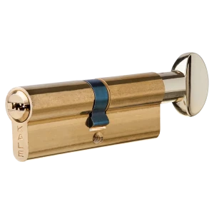 Цилиндр Kale 164SM-90-C-BP, 40х40 мм, ключ/вертушка, цвет золото 82394764 STLM-2015280