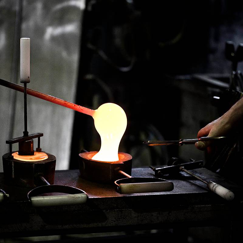 69005 Подсвечник "Посейдон", голубой, 125 мм. Maleras  - Вид №1