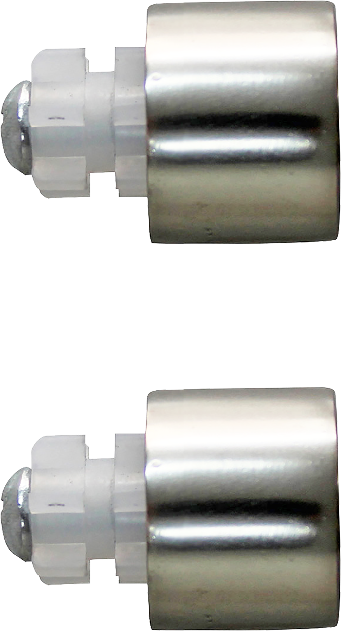 Наконечники-заглушки Inspire для карнизов, металл матовый никель 6 см, 2 шт 82549331 STLM-0029531