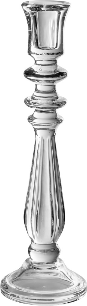 10629113 Rasteli Подсвечник стеклянный Rasteli "Королева" 32,7см Стекло 