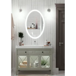 Зеркало для ванной Omega Glass Тип 2 SD952 с подсветкой 60x90 см овальное